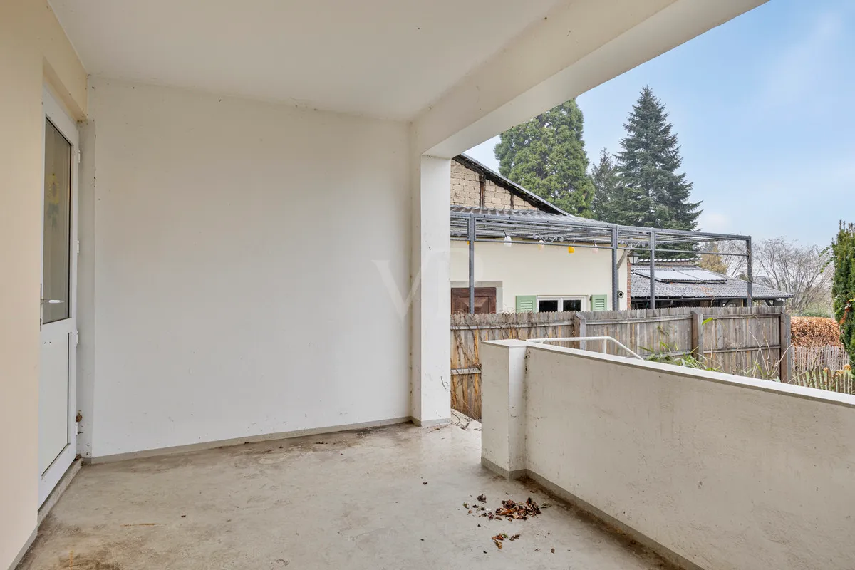 Loggia - abgehend vom Erdgeschoss
