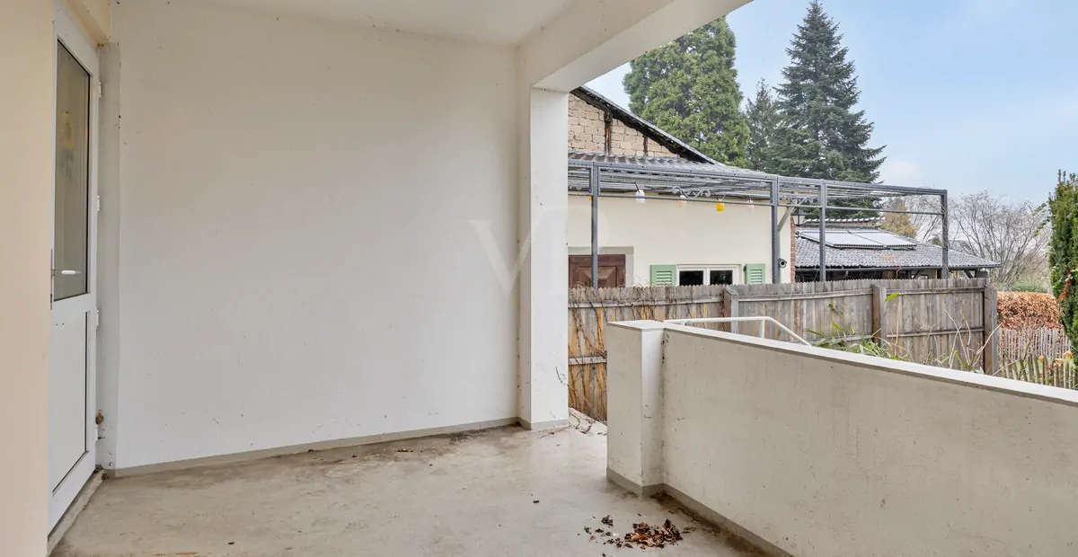 Loggia - abgehend vom Erdgeschoss