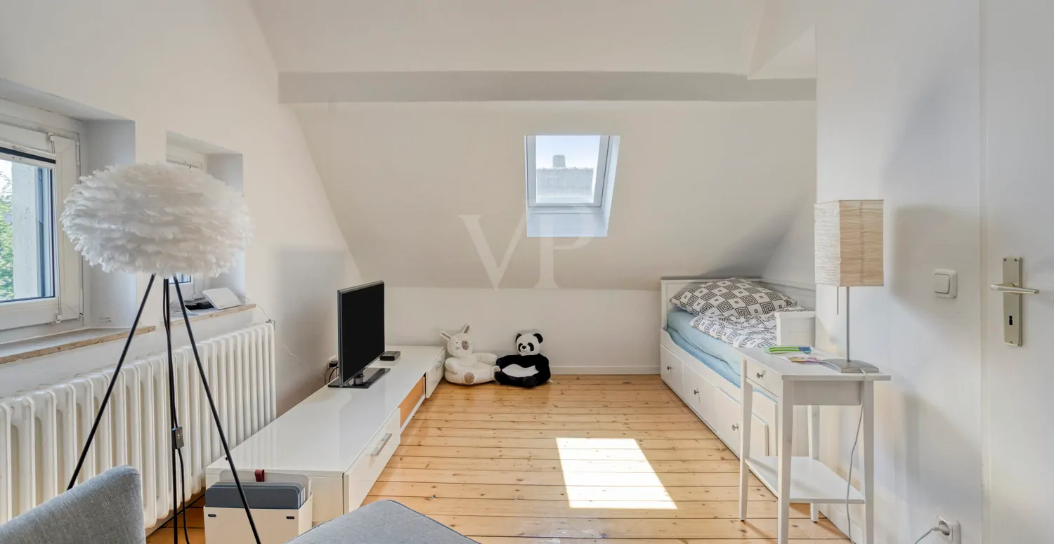 Gästebereich im Dachgeschoss