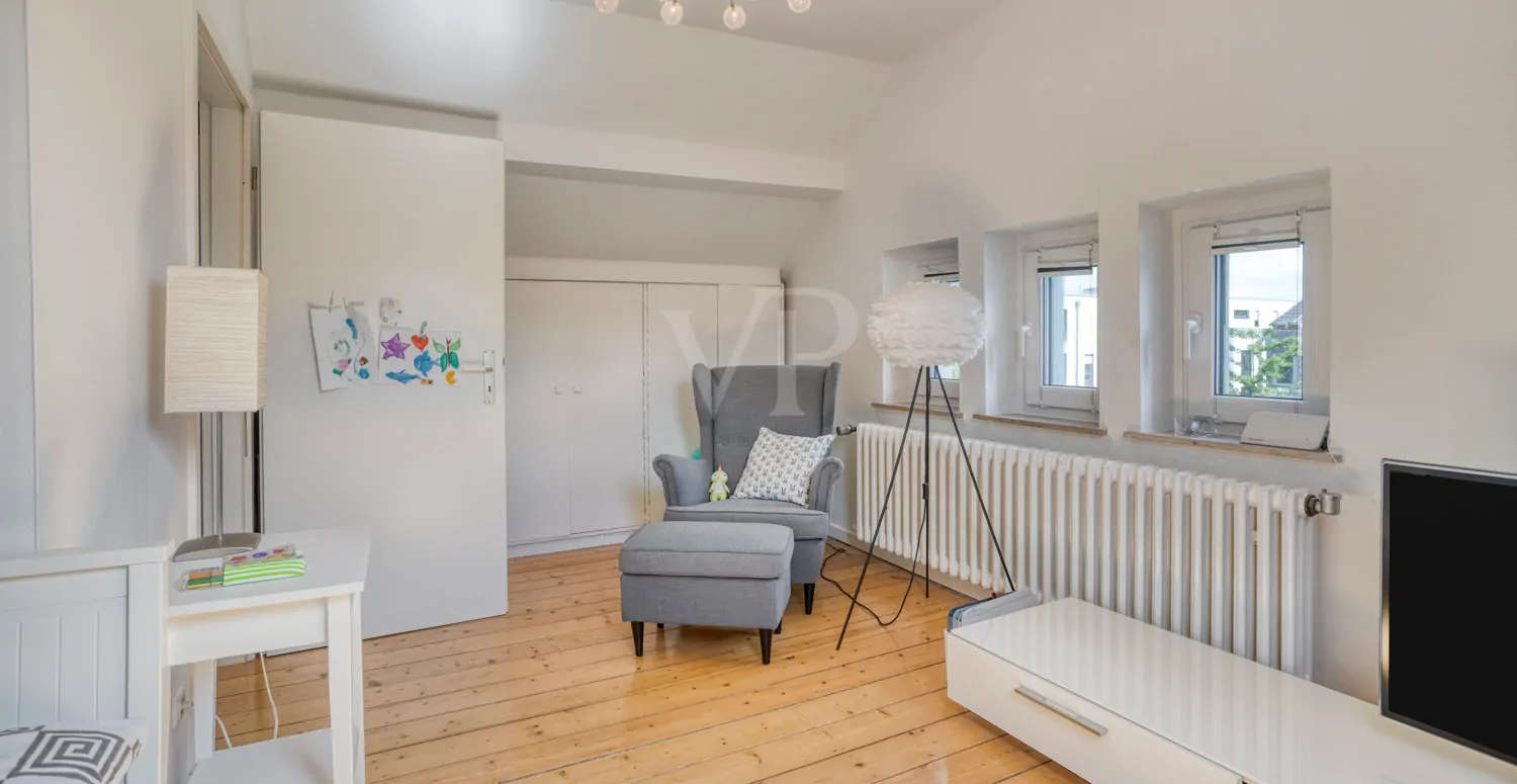 Gästebereich im Dachgeschoss