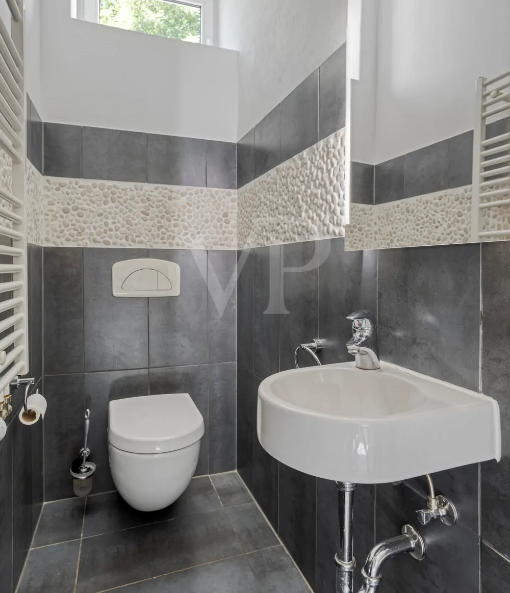 Gäste-WC im Erdgeschoss