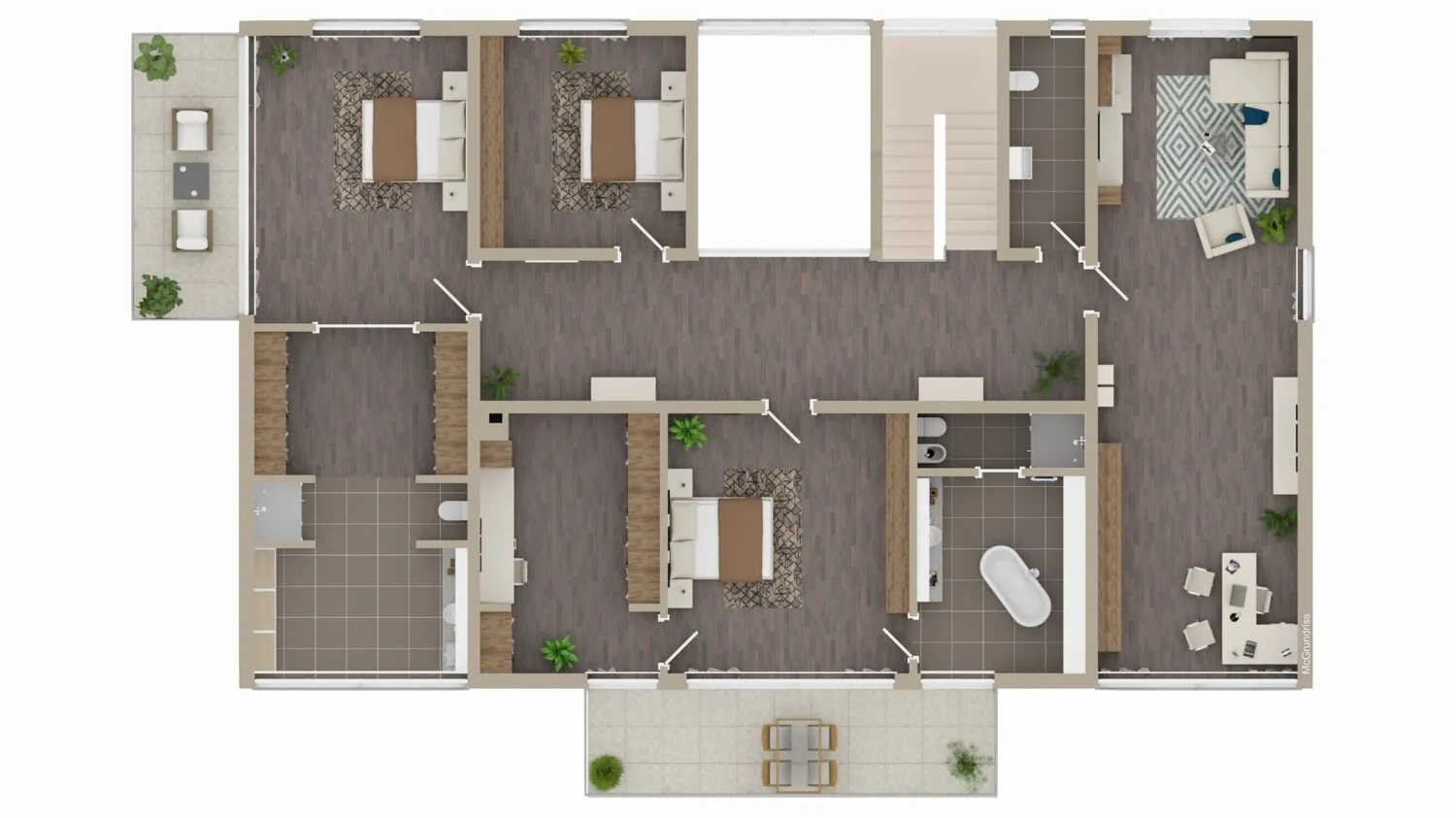 Grundriss / Obergeschoss