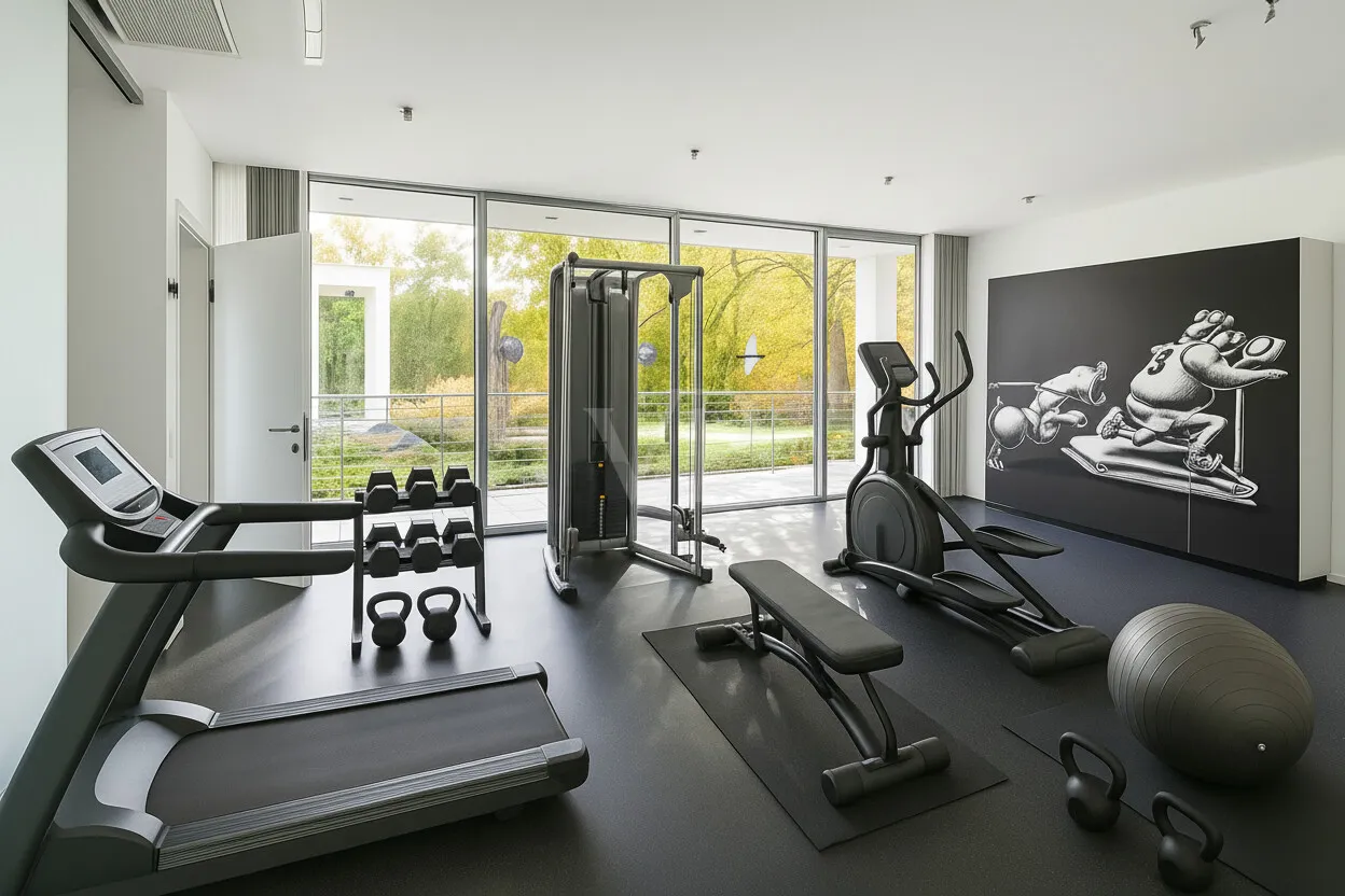 Einrichtungsbeispiel / Fitnessraum