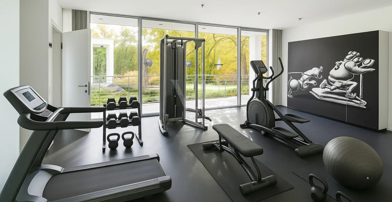 Einrichtungsbeispiel / Fitnessraum