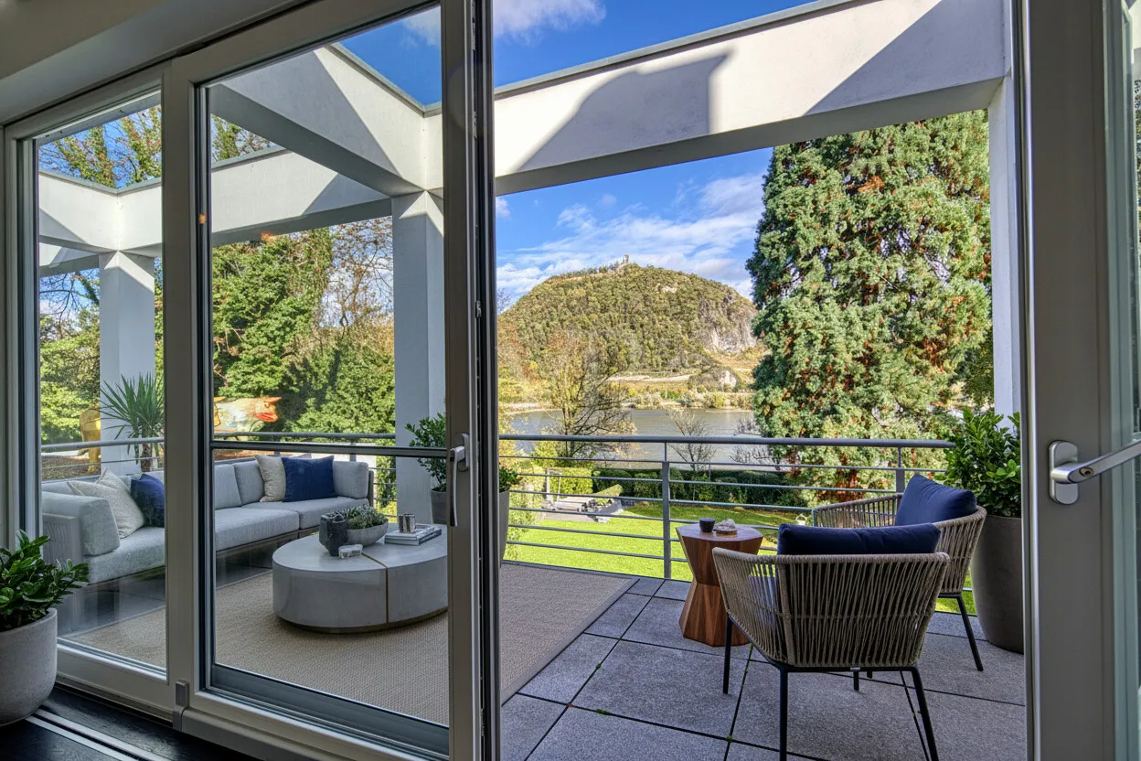 Einrichtungsbeispiel / Balkon