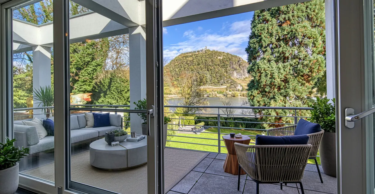 Einrichtungsbeispiel / Balkon