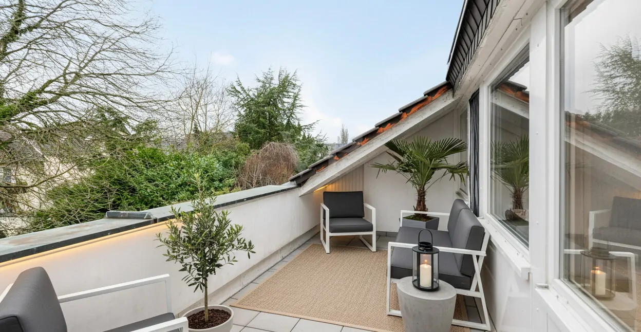 Dachterrasse / Einrichtungsbeispiel