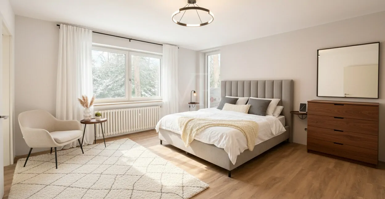 Einrichtungsbeispiel / Schlafzimmer