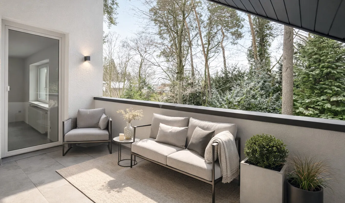 Einrichtungsbeispiel / Loggia