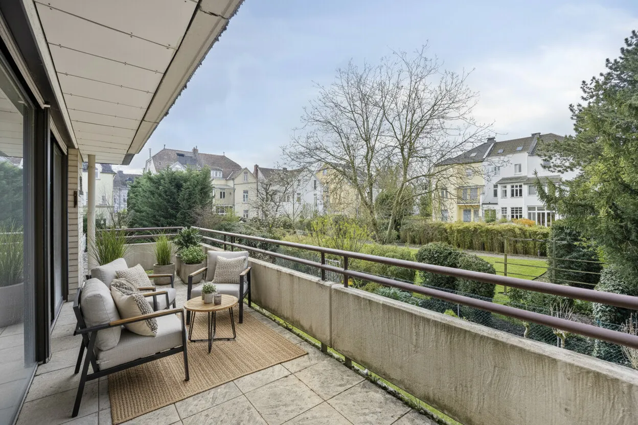 Balkon / Einrichtungsbeispiel