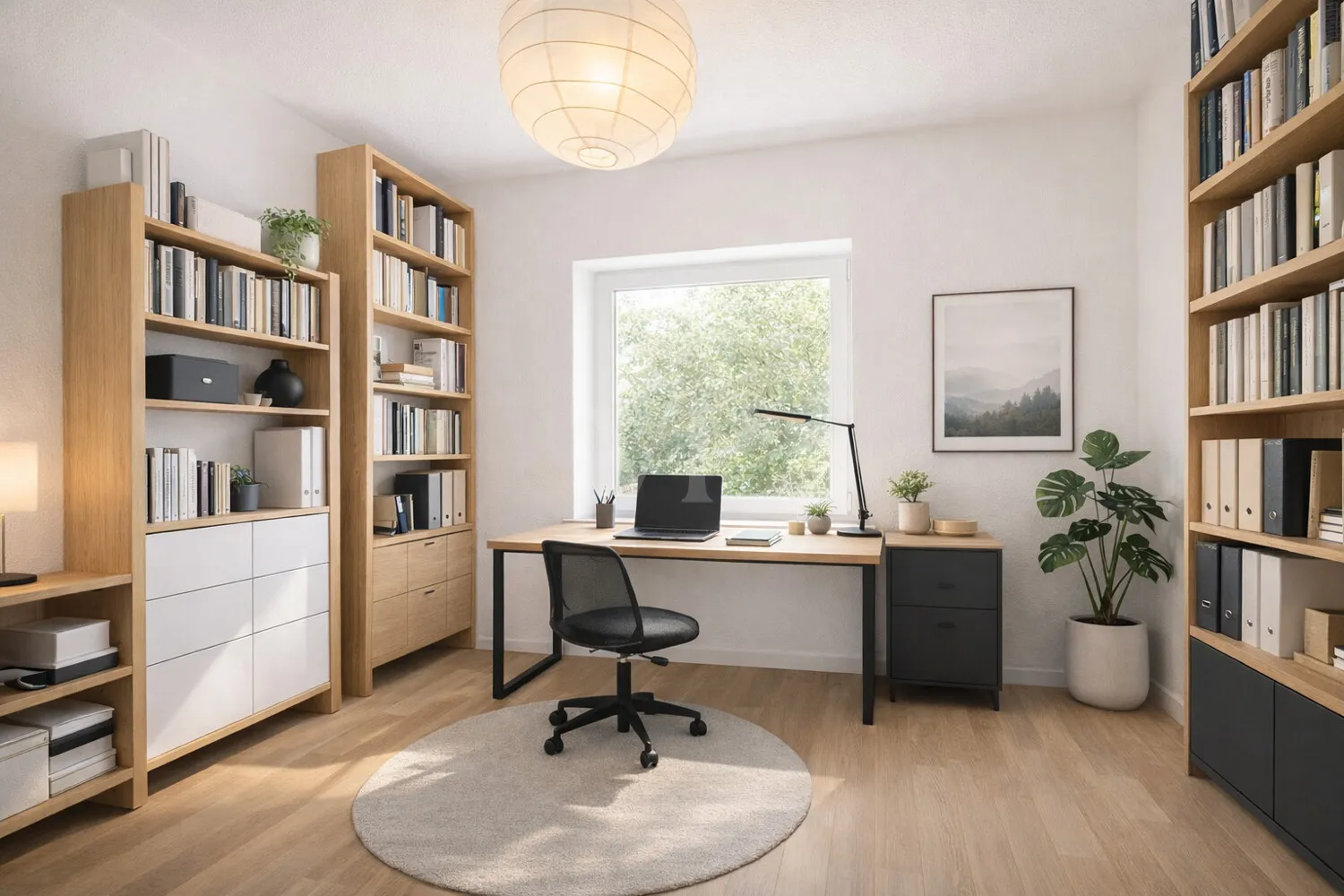 Arbeitszimmer / Einrichtungsbeispiel