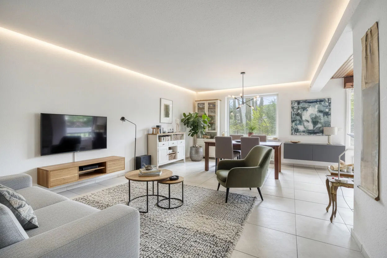 Wohnzimmer / Einrichtungsbeispiel