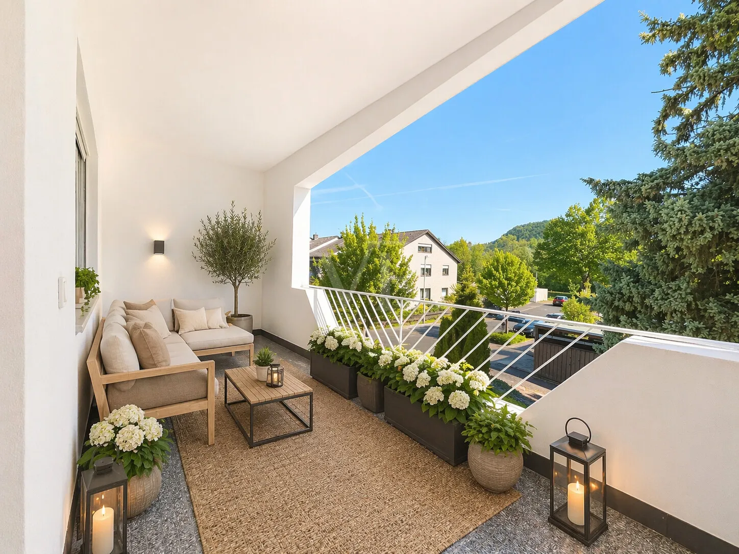 Balkon / Einrichtungsbeispiel