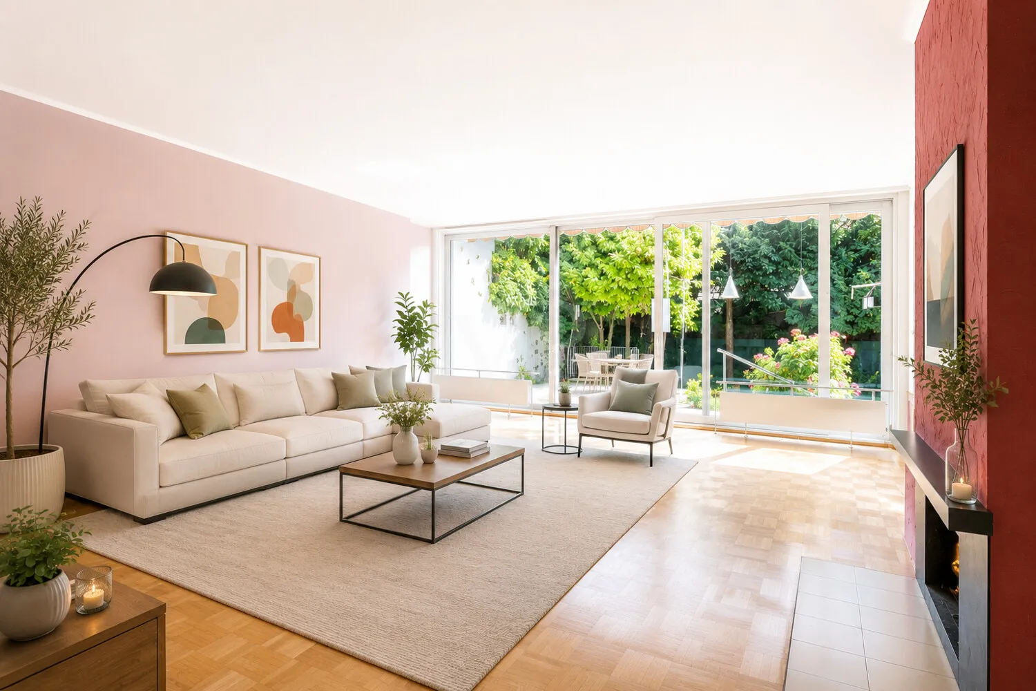 Wohnzimmer / Einrichtungsbeispiel