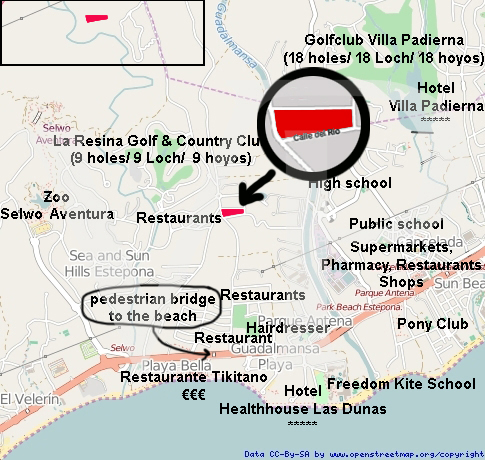 Plano de ubicación de la propiedad e infraestructura de la zona
