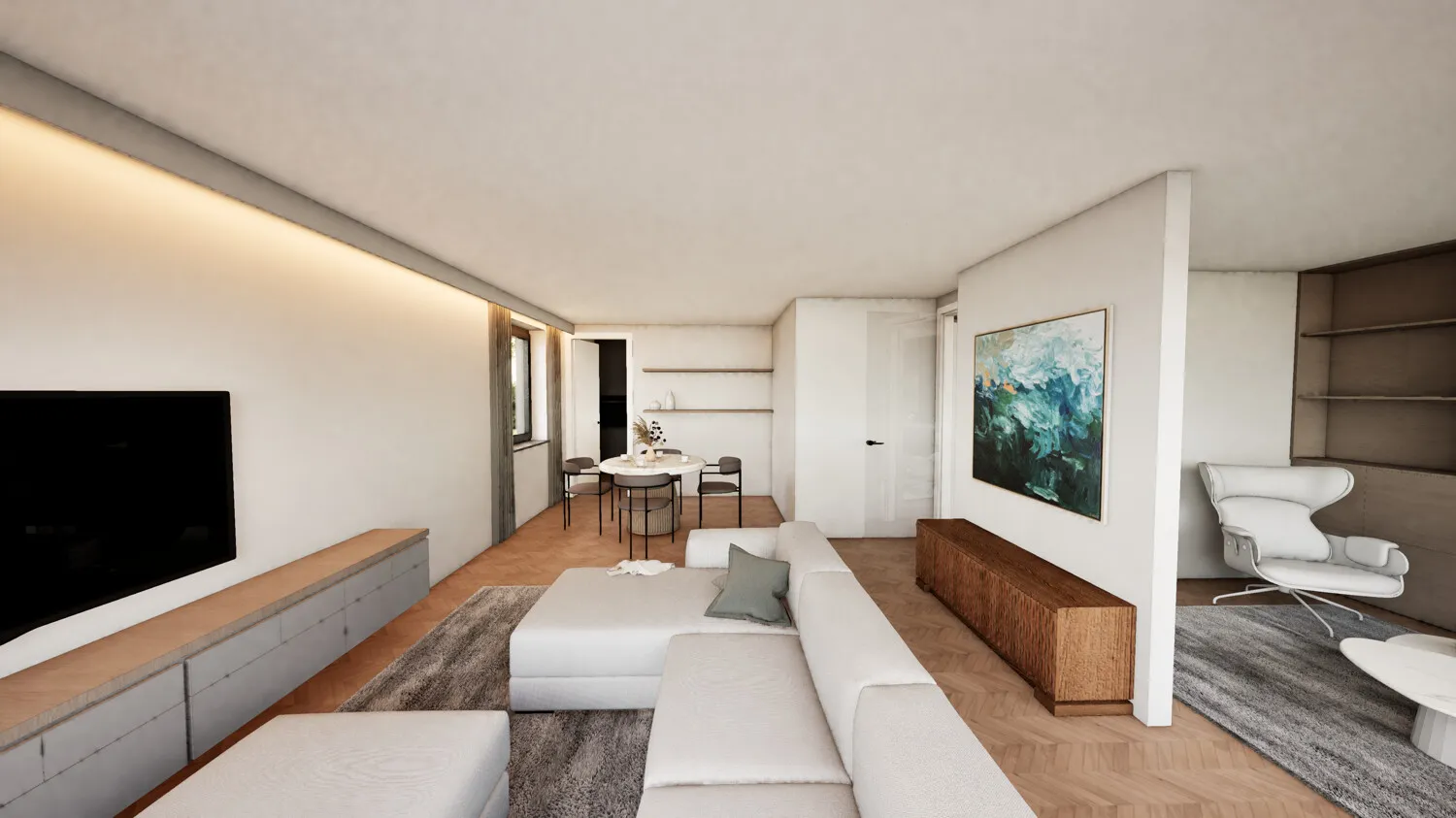 Offene Raumgestaltung