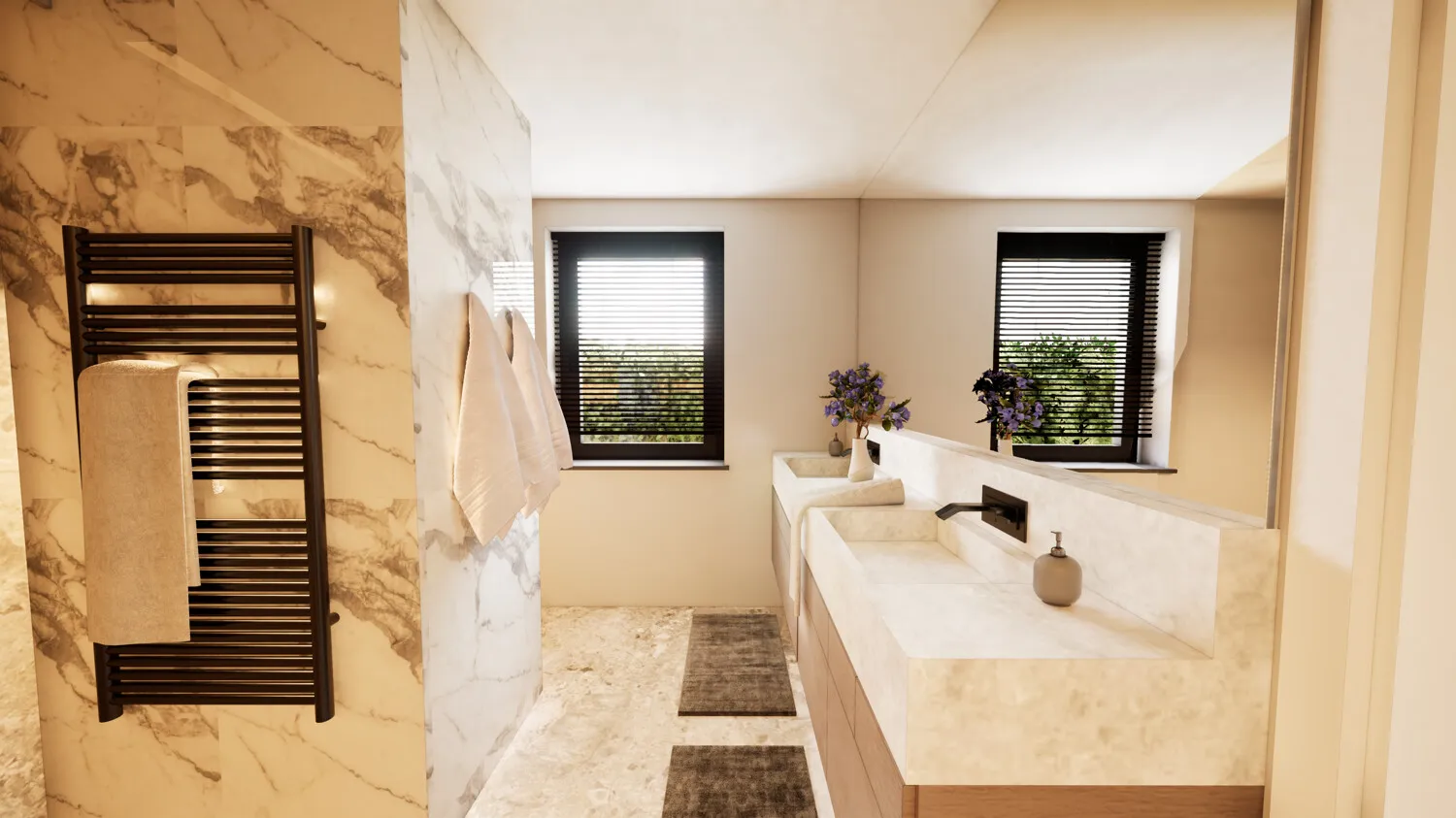 Hochwertiges Badezimmer