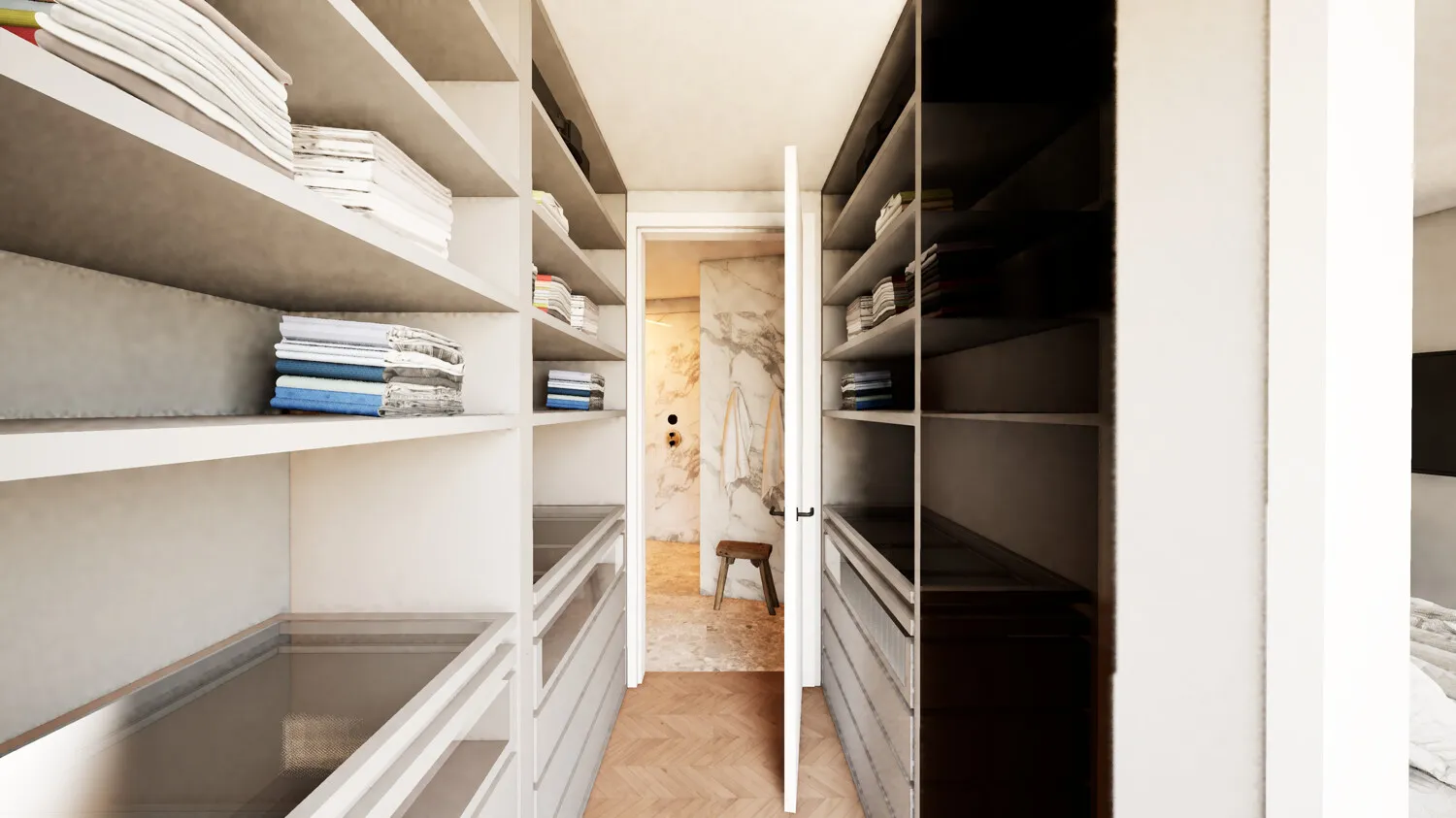 Großer Ankleidebereich