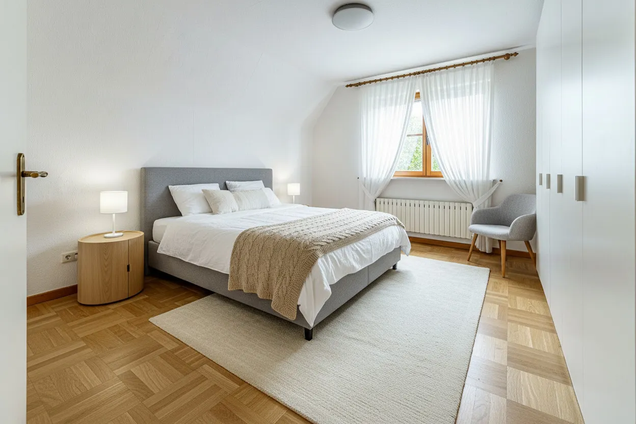 Einrichtungsbeispiel Schlafzimmer