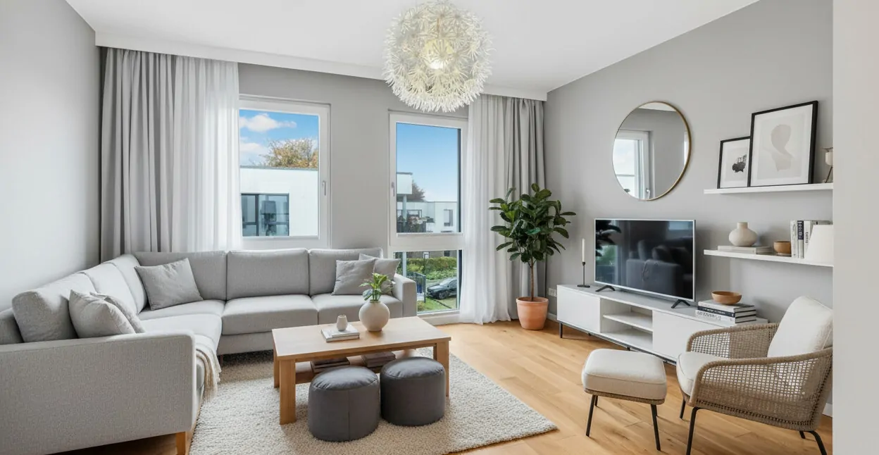 Einrichtungsbeispiel Wohnzimmer