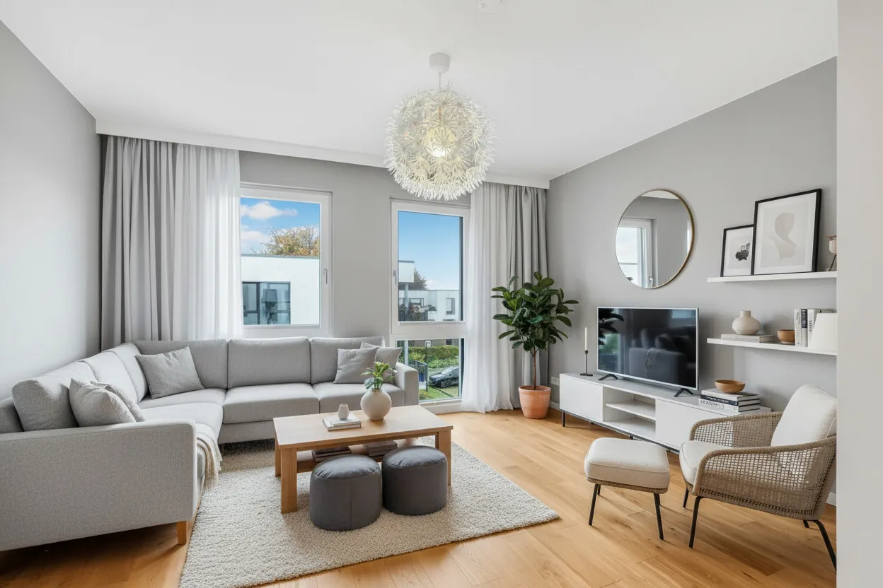 Einrichtungsbeispiel Wohnzimmer