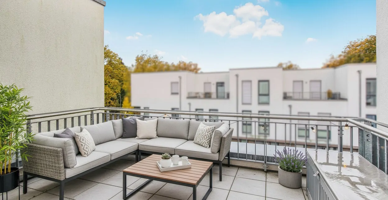 Einrichtungsbeispiel Dachterrasse