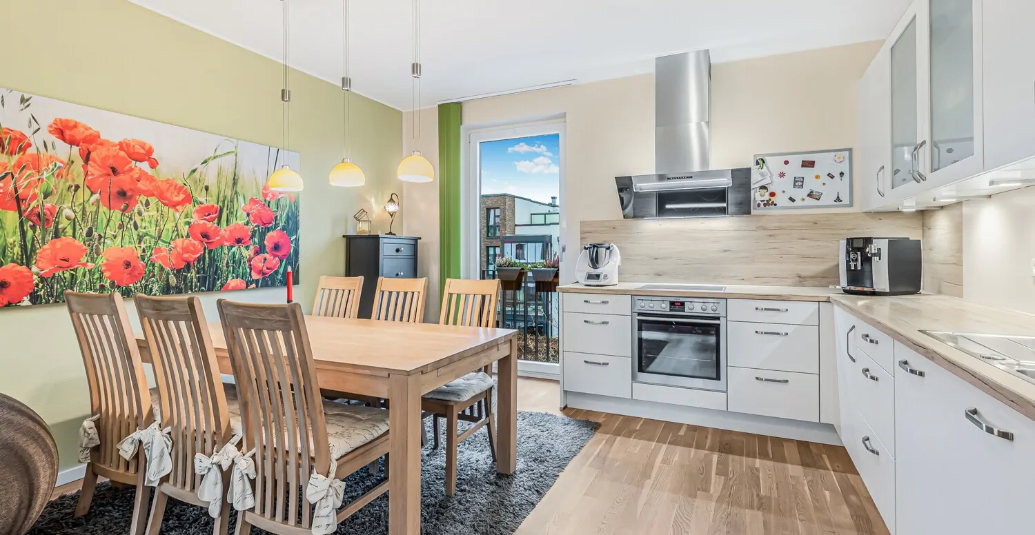 2. Ansicht des Essbereichs