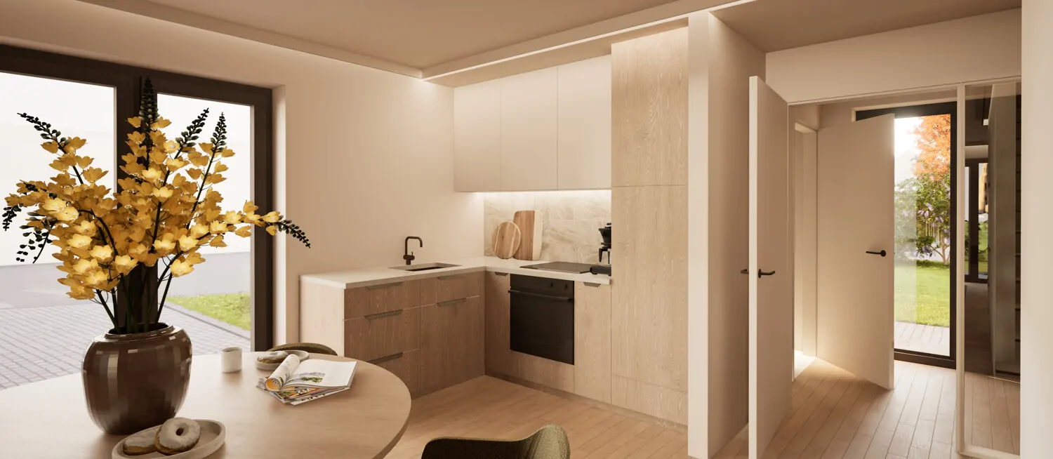 Offener Wohn- und Essbereich