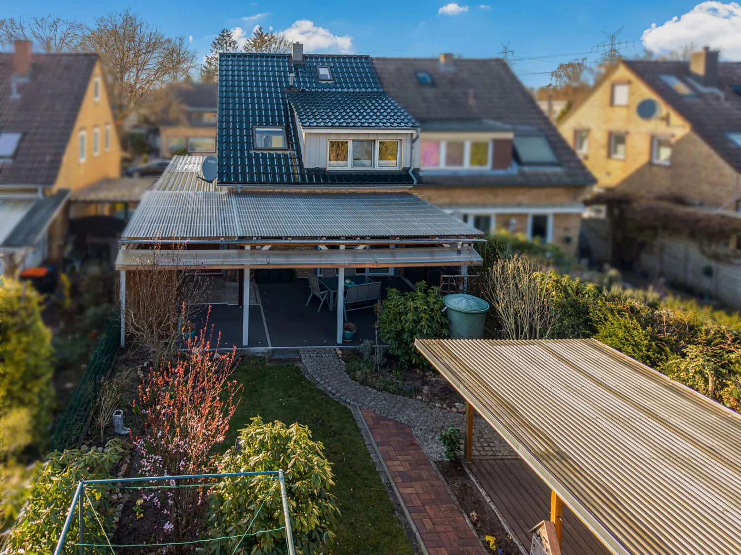 Hausansicht von Hinten
