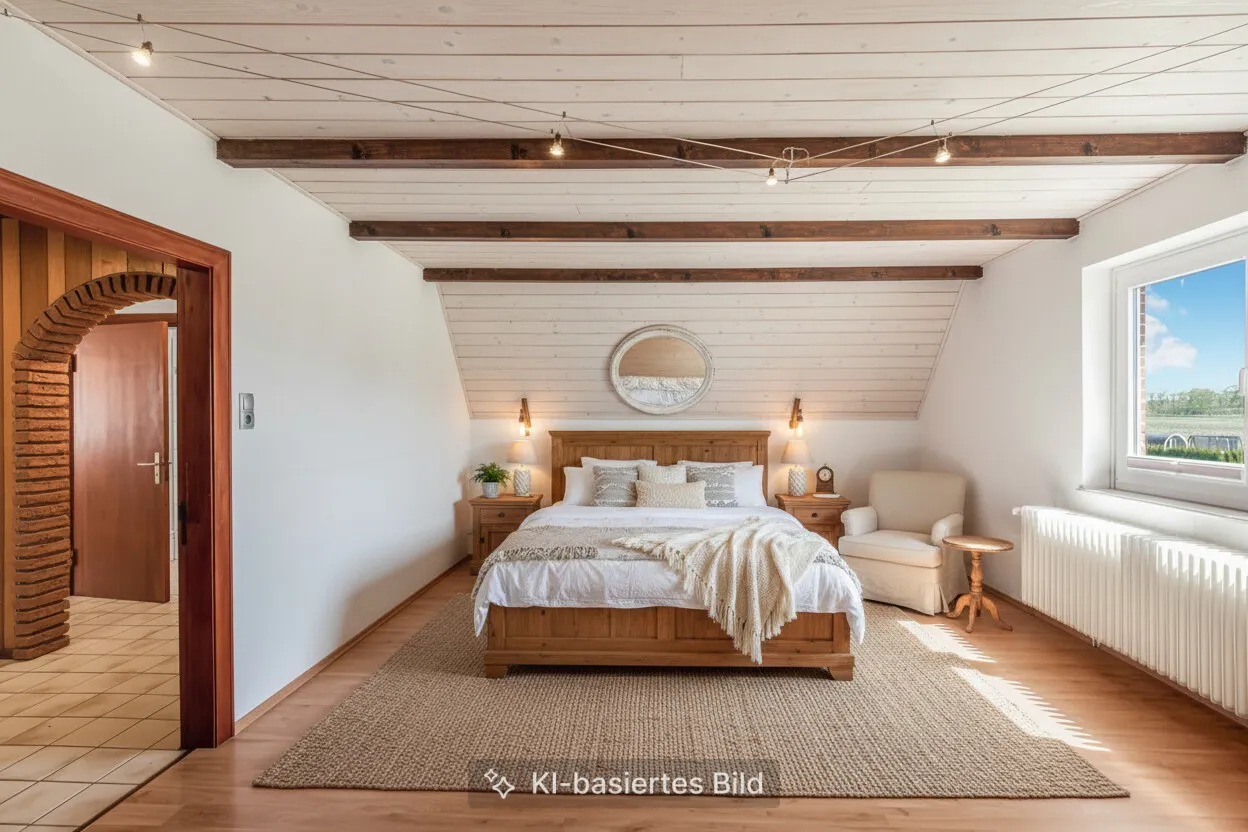 Schlafzimmer KI generiert