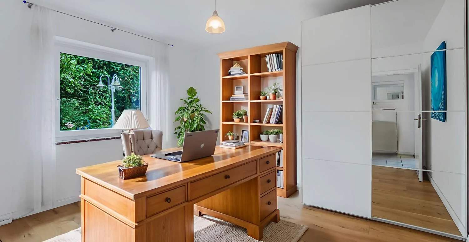 Gestaltungsvorschlag Büro im EG