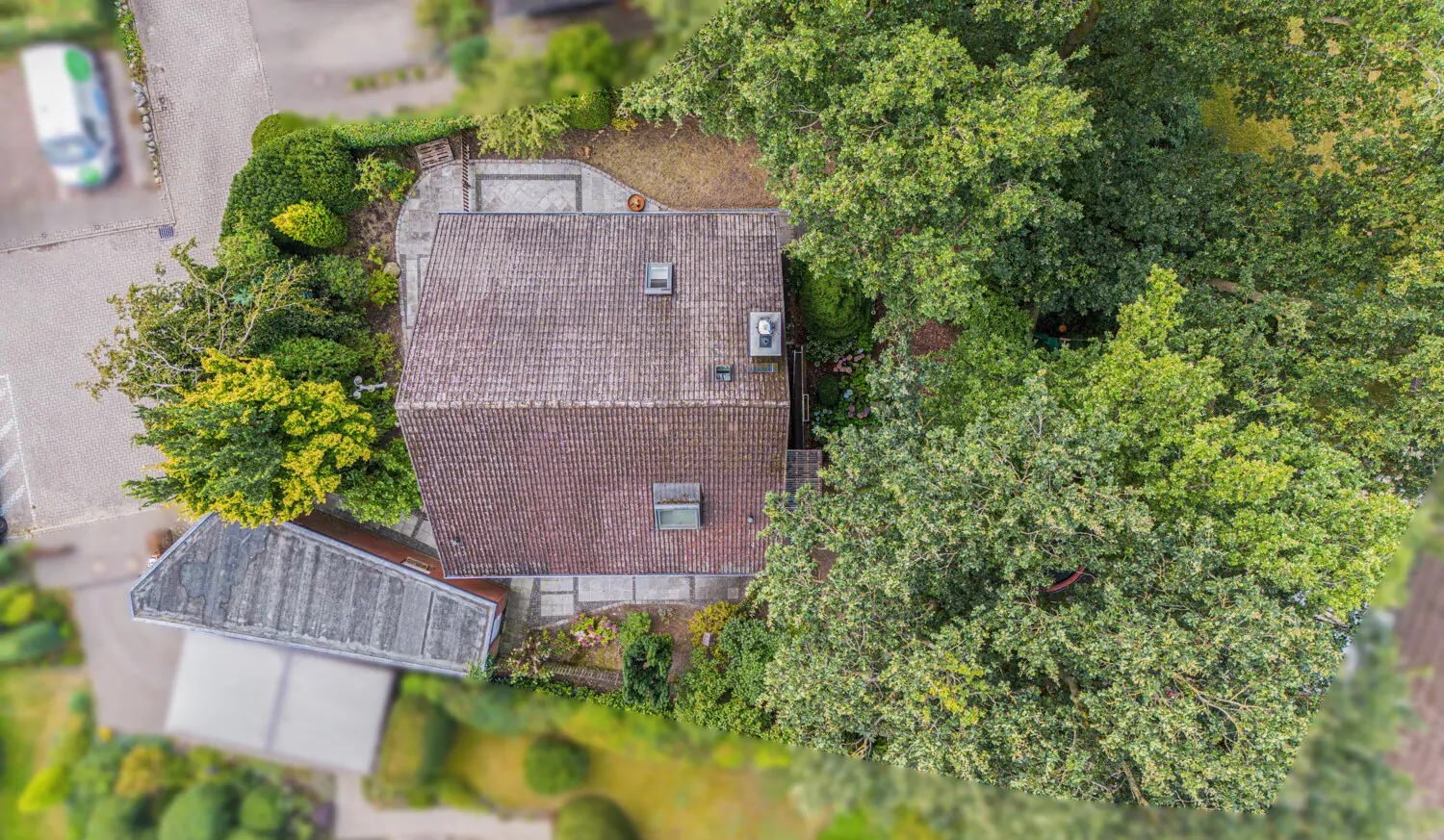 Grundstück von oben