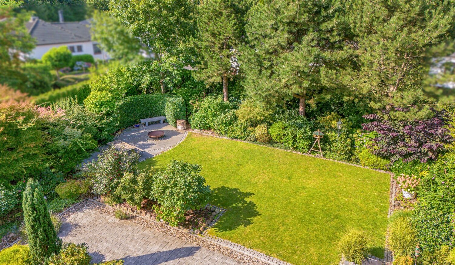 Blick vom Balkon
