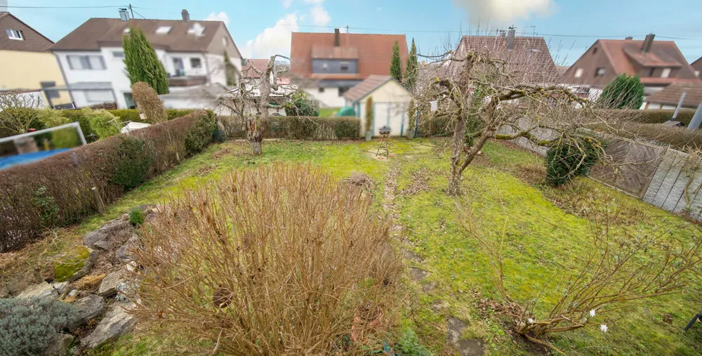 Garten mit Süd-Ausrichtung