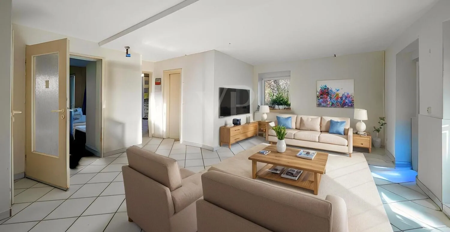 Visualisierung Wohnzimmer EG