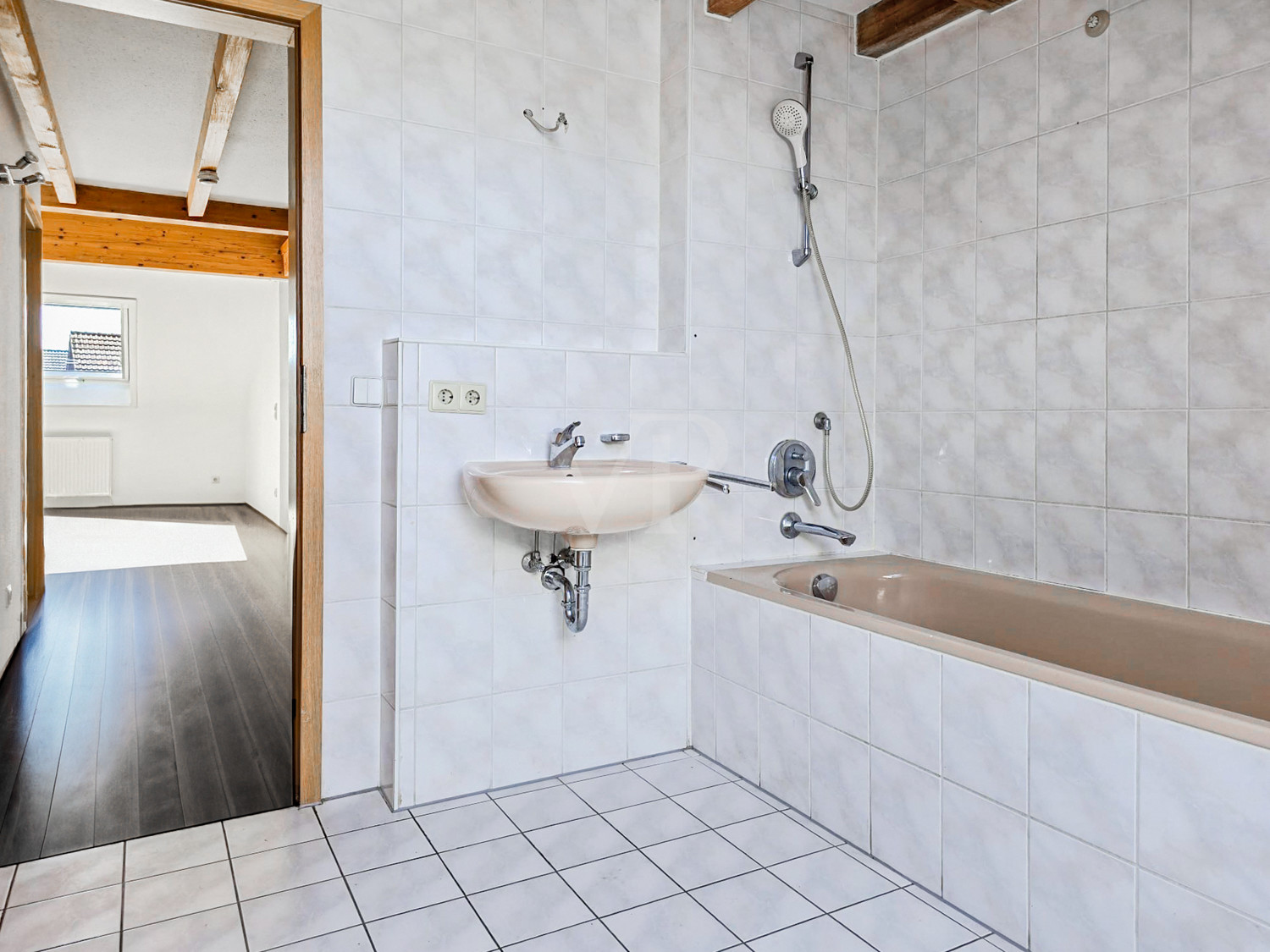 Tageslicht-Badezimmer