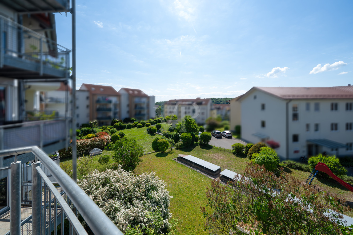 Süd-Balkon Ausblick