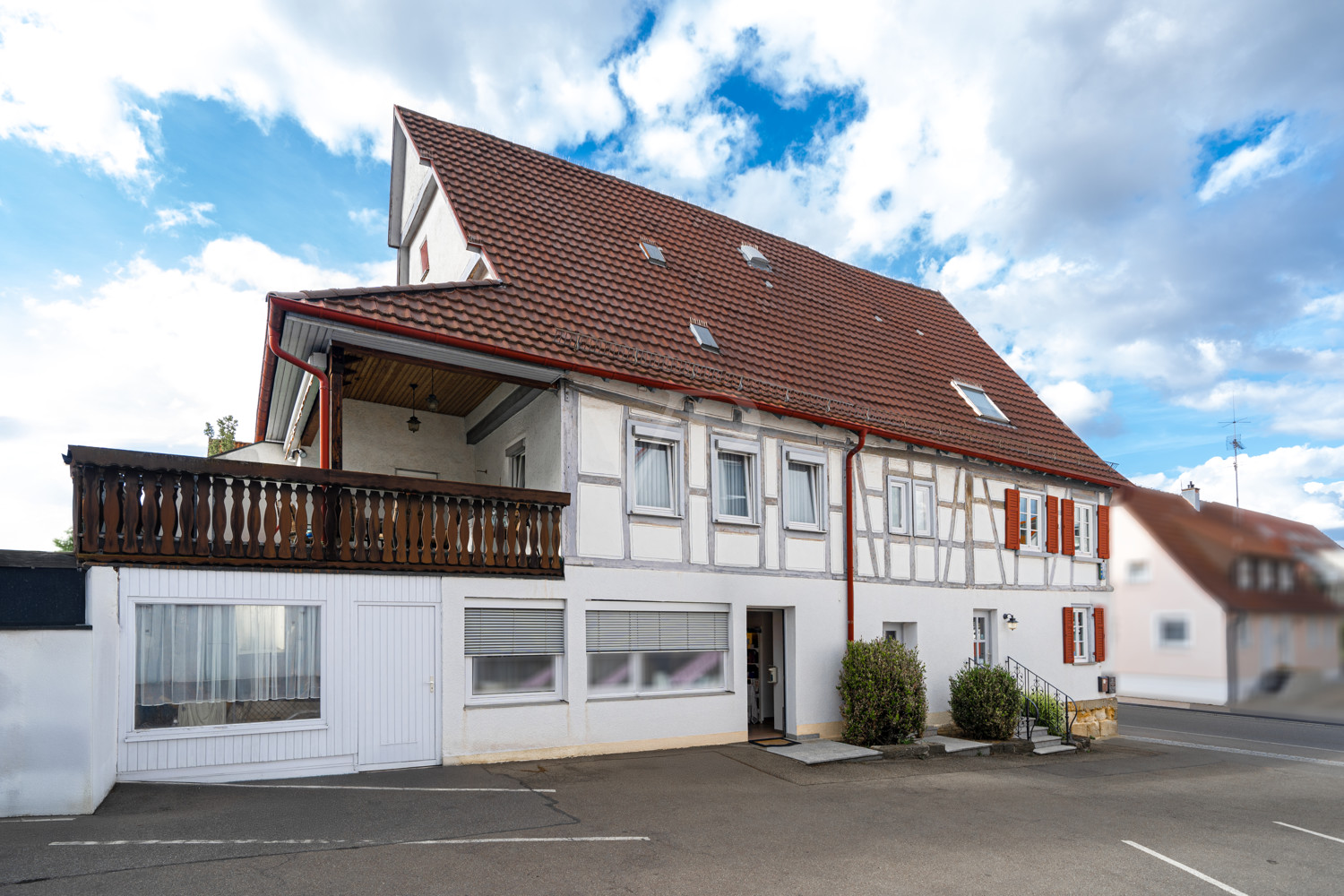 Haus Seitenansicht