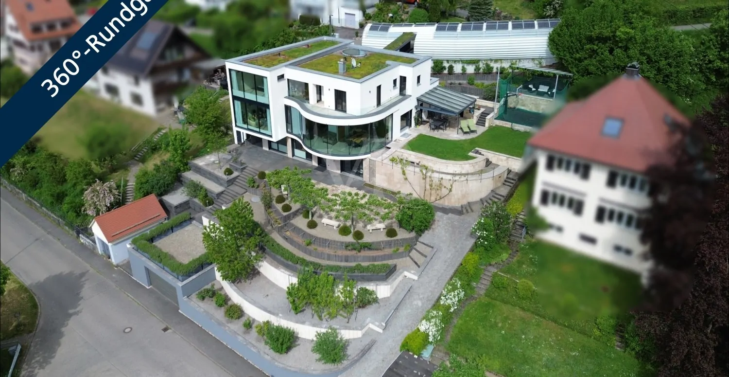 Einzigartige Architektur mit spektakulärer Aussicht und moderner Ausstattung