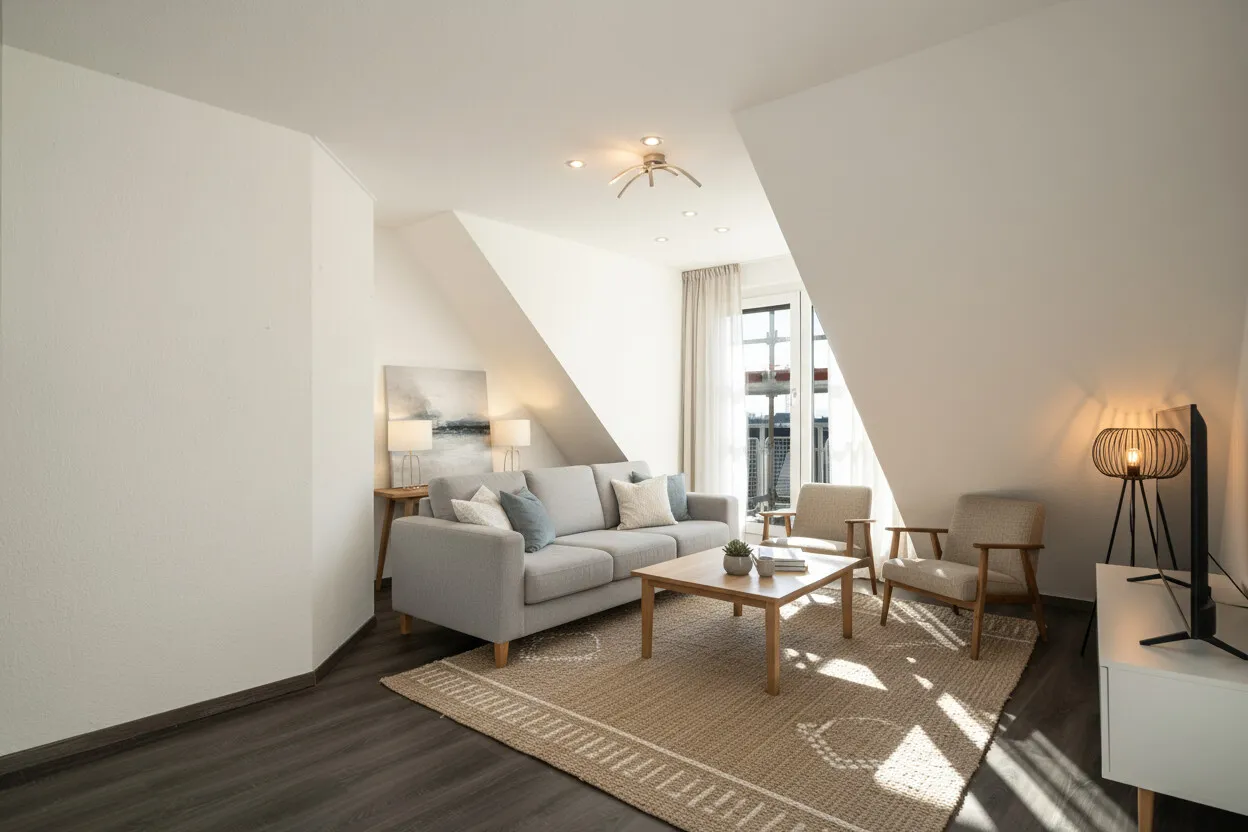 Wohnzimmer - Illustration