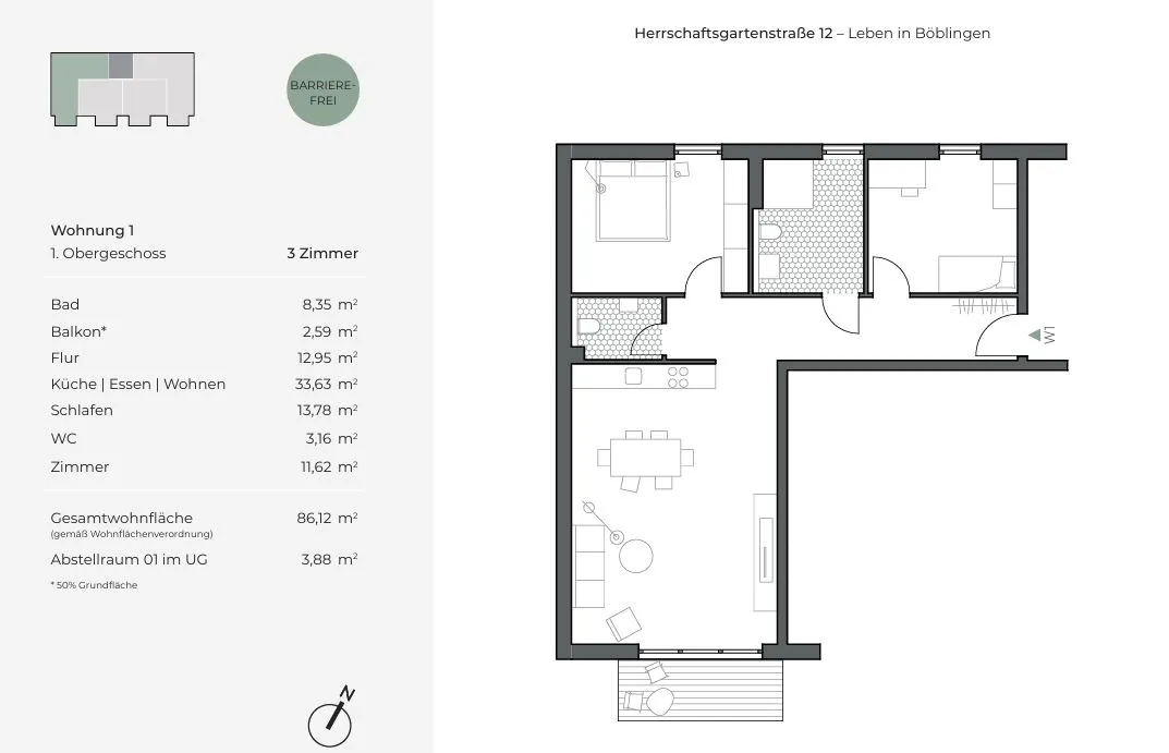 Wohnung Nr.1