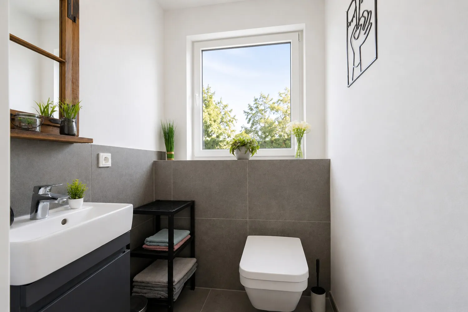 Modernes Gäste-WC
