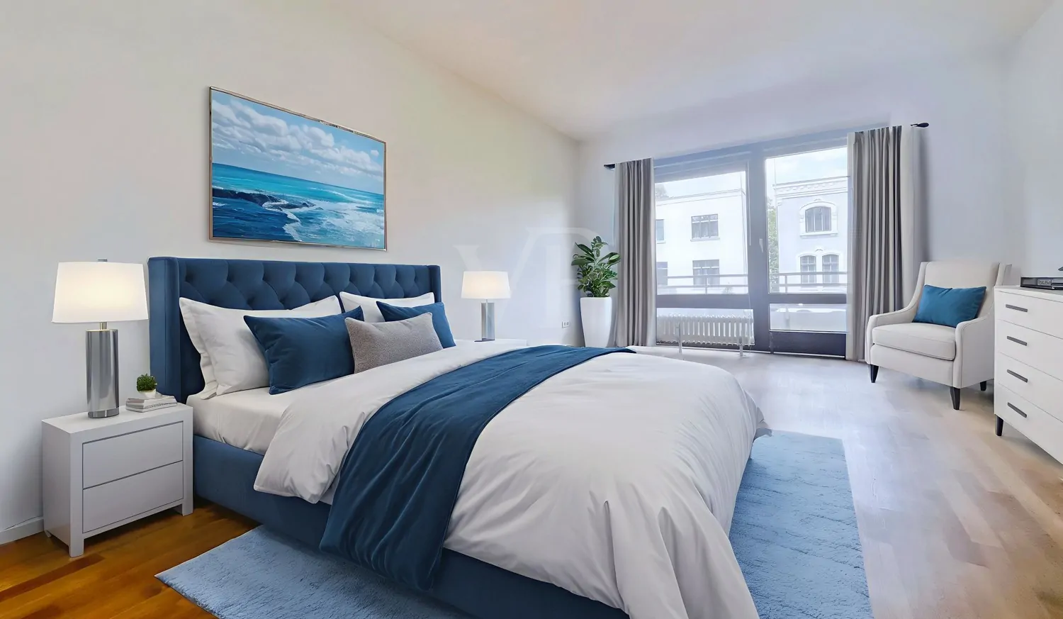 2. Schlafzimmer mit eigenem Balkon