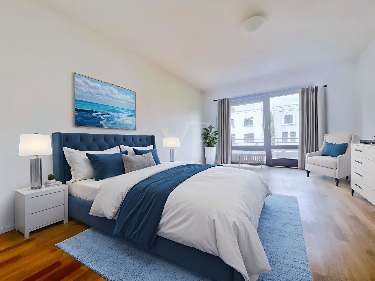 2. Schlafzimmer mit eigenem Balkon