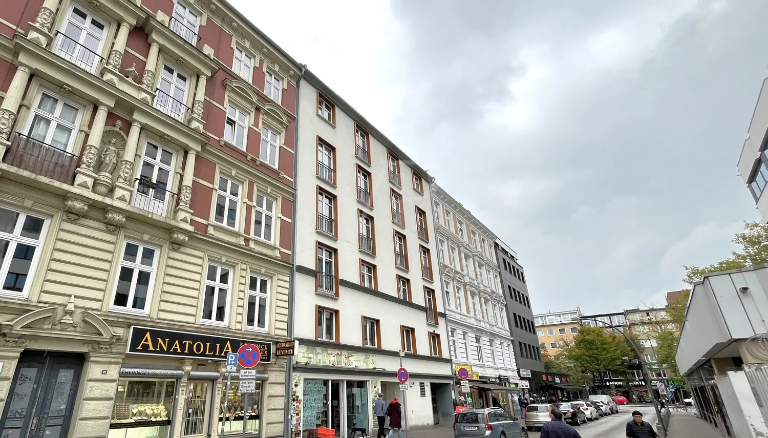 Ansicht von der Straße