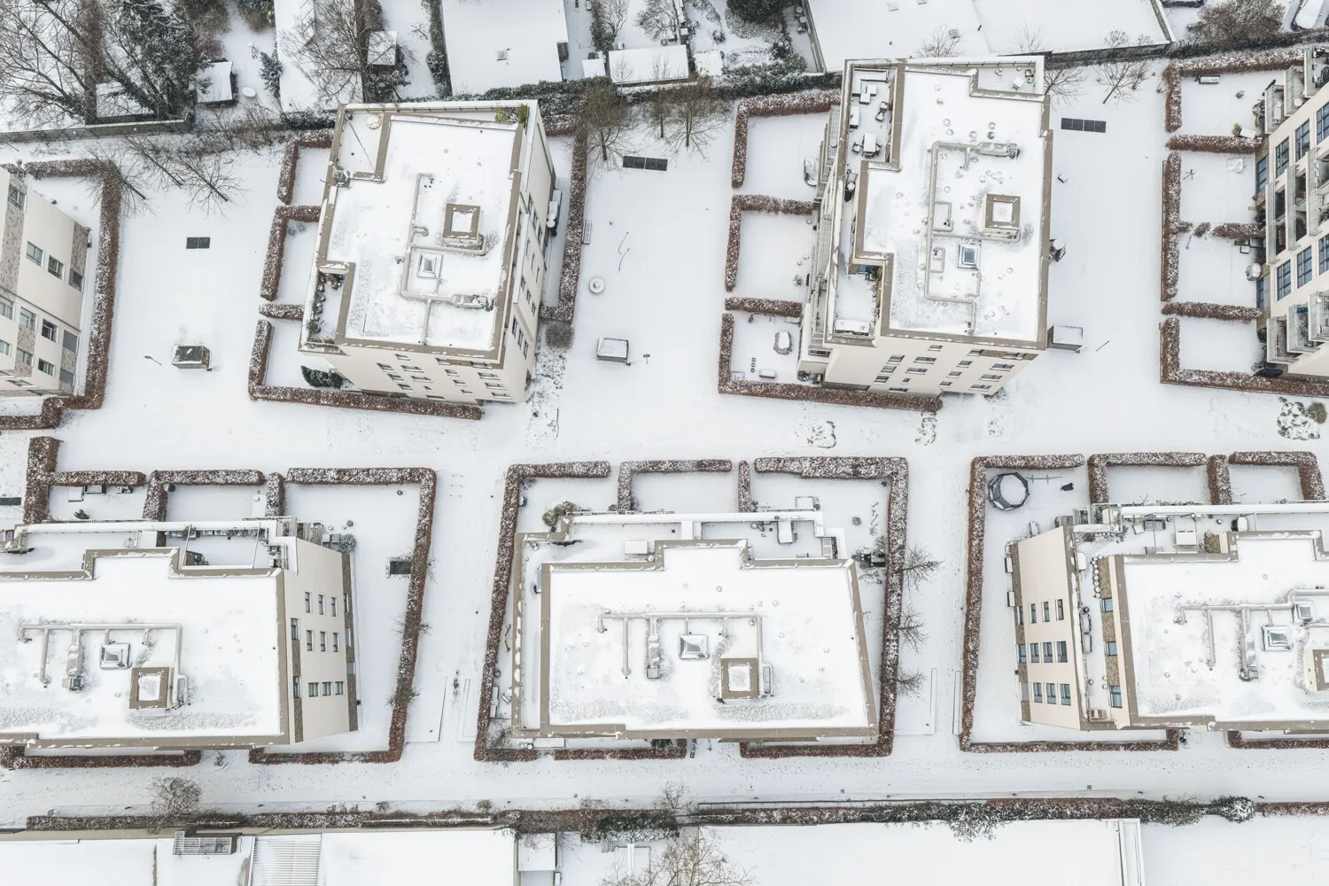 geradlinige Neubau- Planung