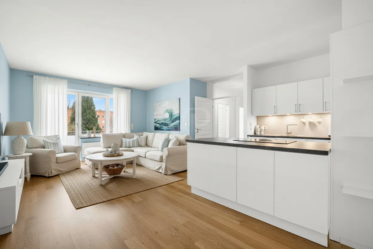 visualisierter Wohnbereich