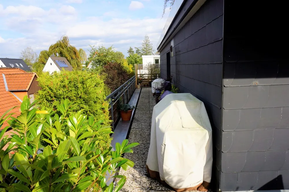 3-seitig umlaufende Dachterrasse