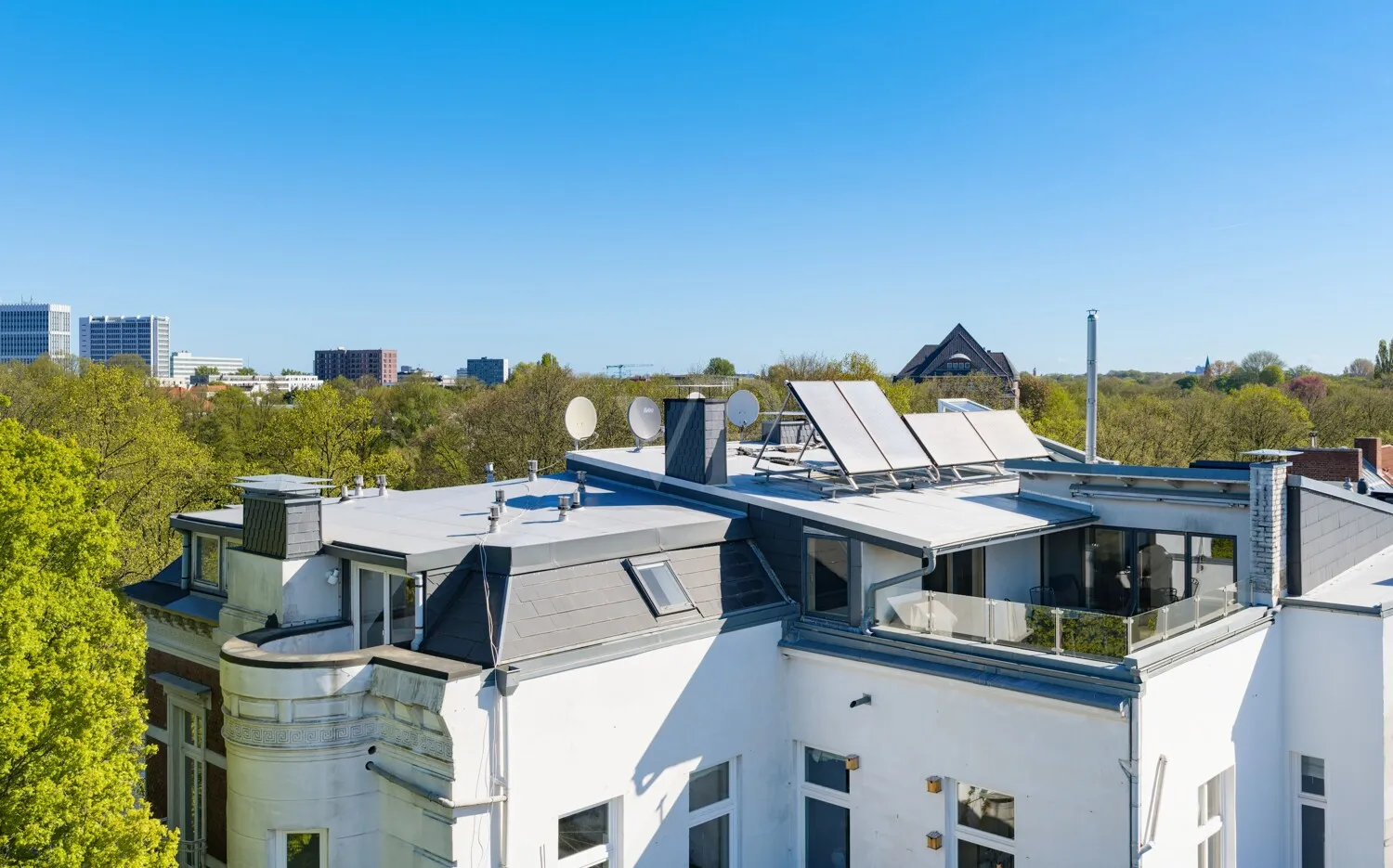 rückwärtige Ansicht auf die Wohnung