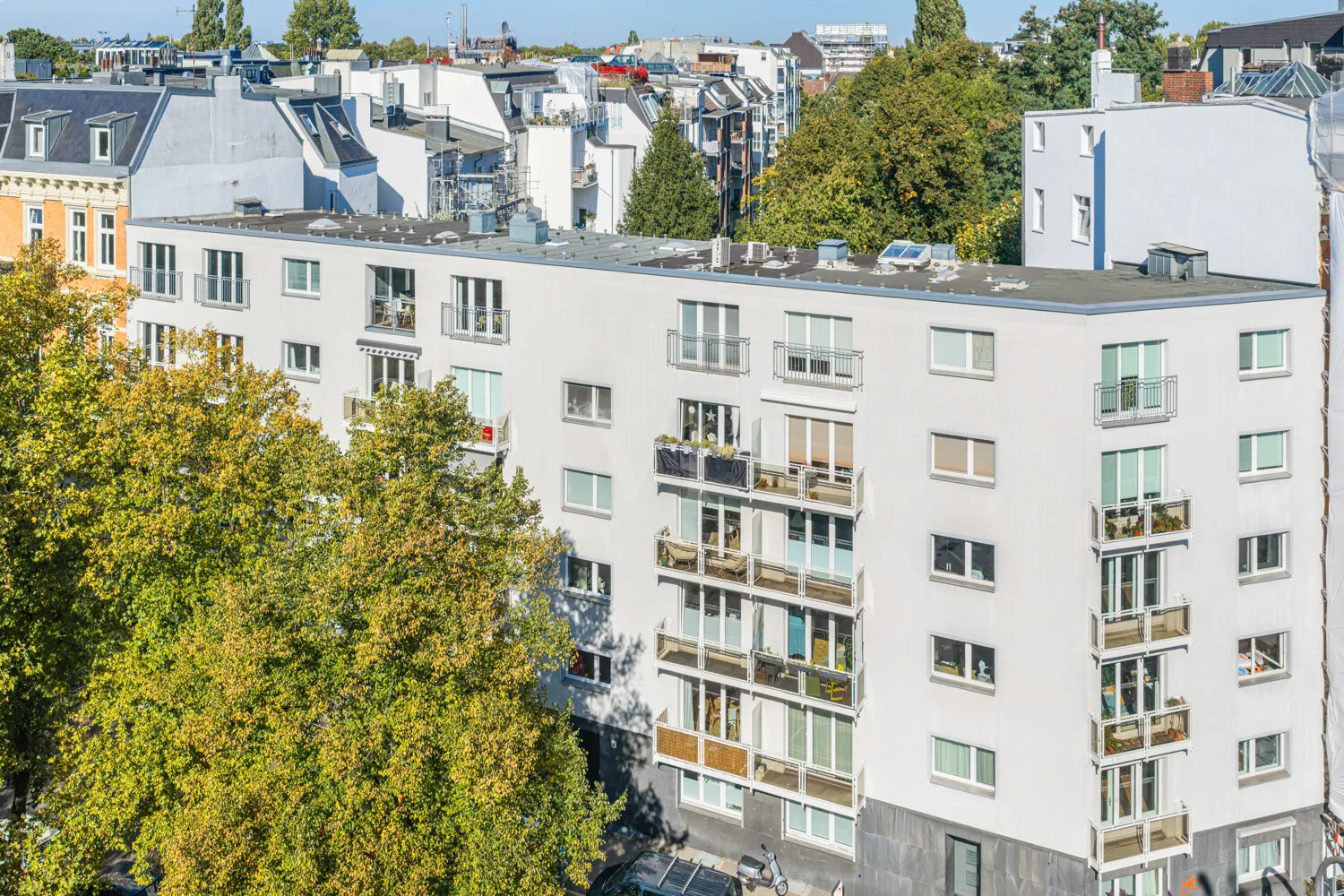 Gedämmte Fassade